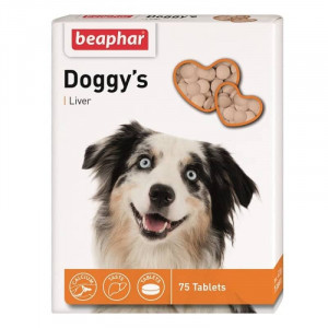 BEAPHAR DOGGY`S LIVER vitamīnu gardums suņiem N75